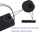 GTIWUNG 7Pcs 2AA Battery Holder with Switch and Case Leads 2x1.5V 3V view 3