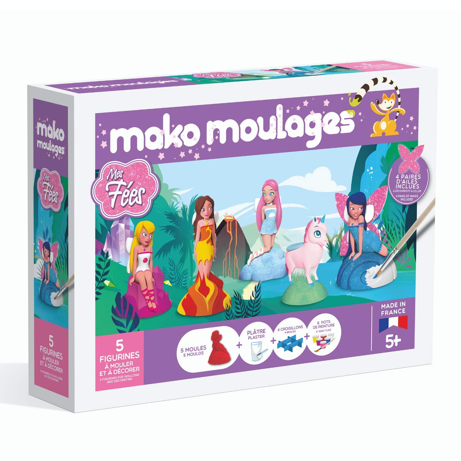 Mako Créations Mes Fées 39024 Unicorn Pink