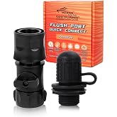 MZANNI Outboard Quick Connect Flush kit for Mercury, Suzuki, Yamaha&amp;Honda | Saving time，extends engine life-span，Flush Port Quick Connect，Descaling/Salt Removal，easy install&amp;Freshwater Flush, UV Stable