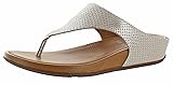 FitFlop Womens Banda Snake-Embossed Leather