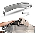 DashSkin Molded Dash Cover Cap Compatible with 2000-2006 Tahoe Suburban Yukon Avalanche & 1999-2006 Silverado Sierra in Light Pewter Grey - Made in The USA