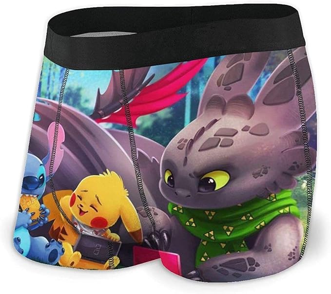 Amazon メンズボクサーパンツ メンズコットンボクサーパンツトランクスステッチリロメンズボクサーブリーフs Xxlプリントパンツ デザインスーパーソフト快適で通気性と伸縮性のあるブラック ボクサー 通販