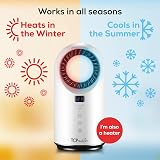 TCP Smart Portable Bladeless Heater Fan 1500W White App WiFi Voice Alexa Google view 6