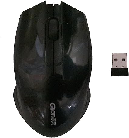 Amazon Glion ワイヤレスマウス 2 4ghｚ 無線光学式 単三電池 1 5v １個使用 初期電池付 サイズ 約107 64 37 重量 約50ｇ 全２色 黒 白 黒 マウス 通販
