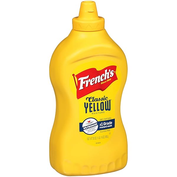FRENCH’S CLASSIC YELLOW MUSTARD, 30 OZ