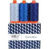 Aurifil Thread Blue CB Como 3pc