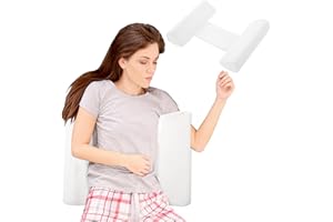 BALAPET Memory Foam Back Sleep Training Pillow, Body Positional Pillow for Back Sleeper, Supportive Trainer for Sleeping Back, Adjustable Body Pillow - Support for Back