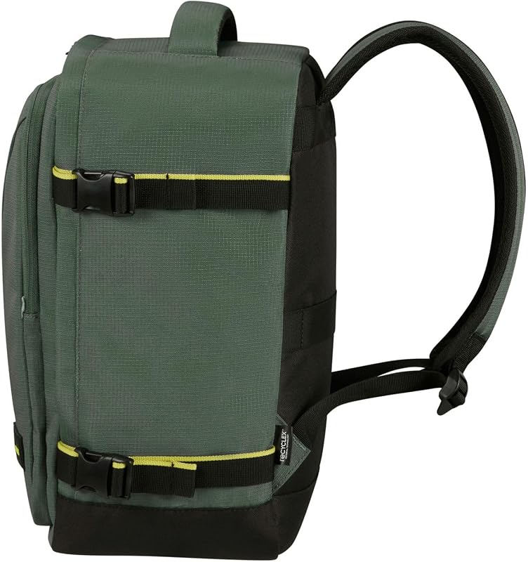 Take2Cabin - Ryanair Kabinentasche 25 x 20 x 40 cm, 24 l, 0,40 kg, Handgepäck, Flugzeug-Rucksack S Untersitz, Grün (Dark Forest) — Foto 3 von 7