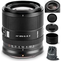 VILTROX 85mm F2.0 EVO Z-Mount Full Frame Lens for Nikon Z, Auto