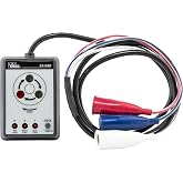 Ideal Electrical 3-Phase Sequence Tester, 61-520, Color-Coded | Confirms correct 3-phase sequence before energizing motors and equipment. Color-coded leads for fast identification.