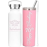 70th Birthday Gifts for Women: Fabulous Tumbler, Presents for 70 Year Olds