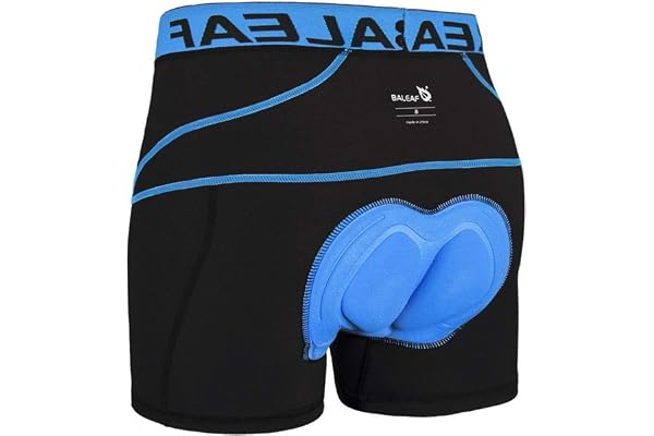 baleaf Men's 3D Padded Cycling Underwear Liner Shorts Bike Shorts