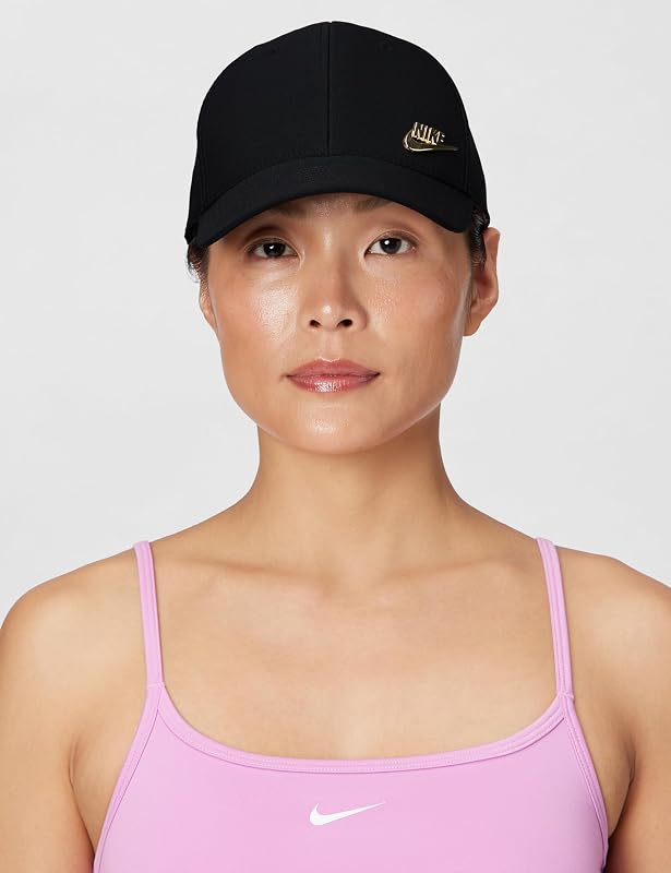 Headwear U NK DF Club Cap S CB Mtfut L, Black/Metallic Gold, FB5371-011, M/L