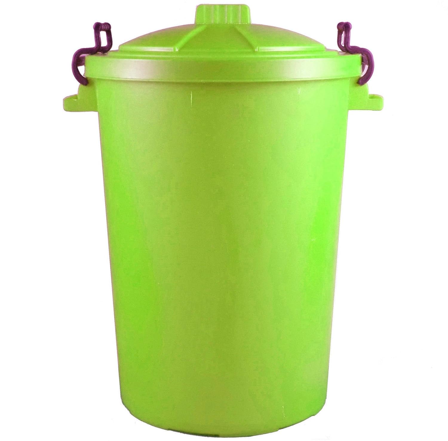 80L/85L Lime Green Litre Plastic Colour Bin Garden Rubbish Waste