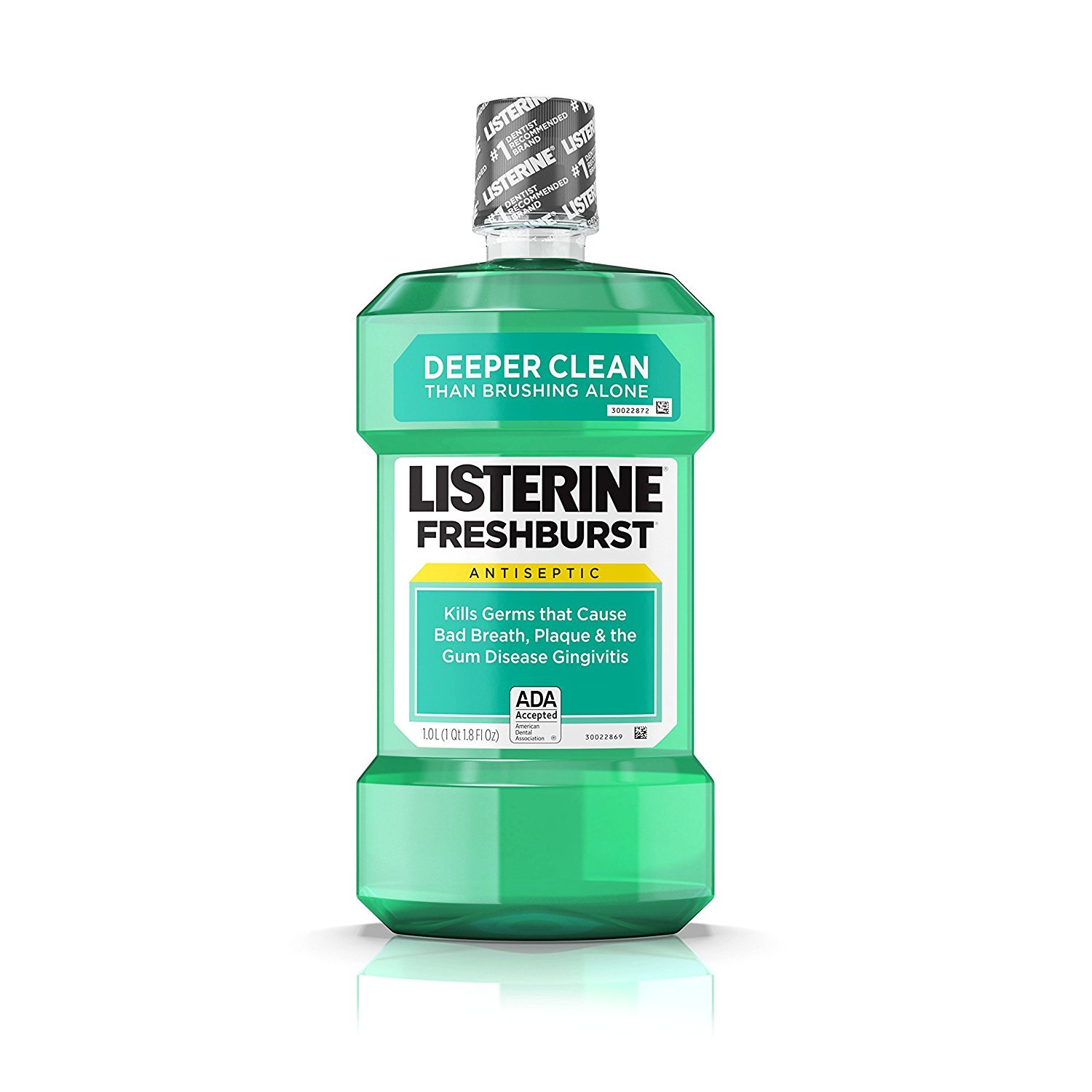 Listerine Antiseptic Mouthwash FreshBurst 33.8 oz (Pack of 2)