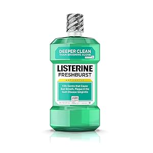 Listerine Antiseptic Mouthwash FreshBurst 33.8 oz (Pack of 2)