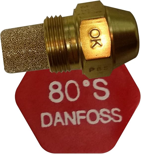 Danfoss Oil Fired Boiler Burner Nozzle 0.40 x 80 S USgal/h ° Degree