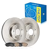 PHILTOP Front Brake Pads and Rotors Kit, OE Carbon