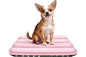 pobopobo Dog Crate Pad, Ultra Soft & Anti-Slip Kennel Mat, Secure Fit for Metal Crates & Dog Cages, Washable Cozy Bed for Sma