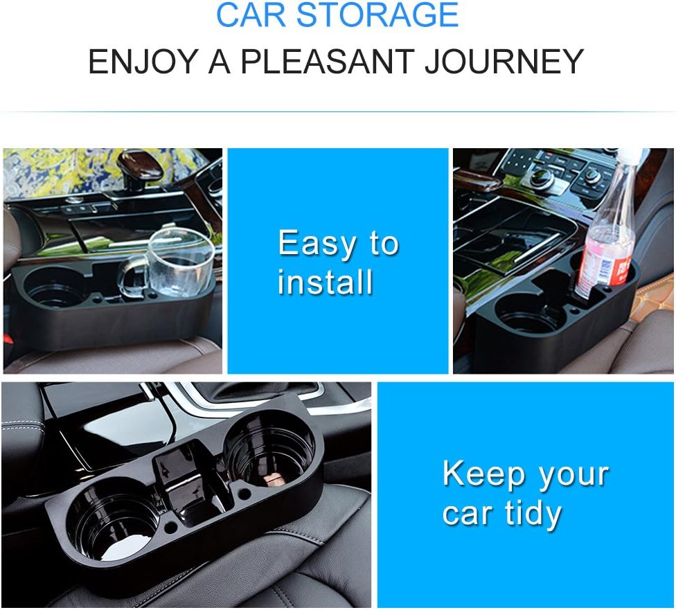 Yosoo Universal Auto Truck Car Seat Drink Cup Holder Valet Beverage Can Bottle Food Mount Stand Storage Box - Image 5