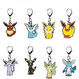 ポケモンセンターオリジナル 全国ずかんメタルチャーム133 134 135 136 196 197 470 471