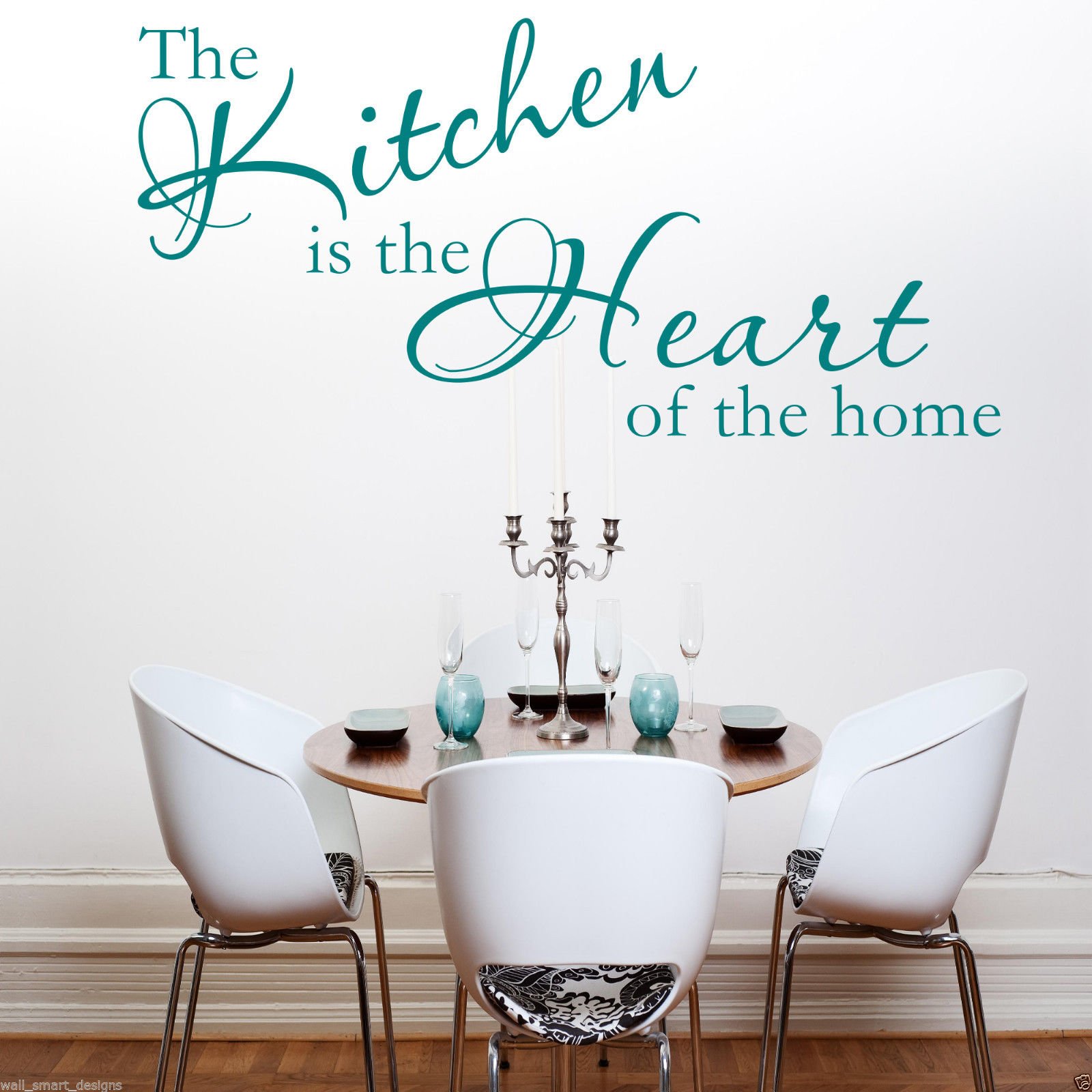 Kitchen Heart Wall Art Sticker Lounge Room Quote Decal Mural Stencil Transfer WSD405