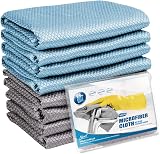 Airlab 8 Pcs Microfiber Cleaning Cloths Nanoscale Lint Free 12x16