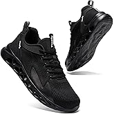 Tinefiy Steel Toe Shoes for Women Lightweight Comfortable Slip Resistant Safety Sneakers Indestructible Shoe