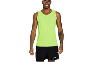 TLRUN Men's Running Tank Top Ultra Lightweight Marathon Singlet Shirts Dry Fit Workout Sleeveless T-Shirt