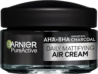 Garnier Pure Active AHA+BHA Charcoal Daily Mattifying Day Cream 50ml