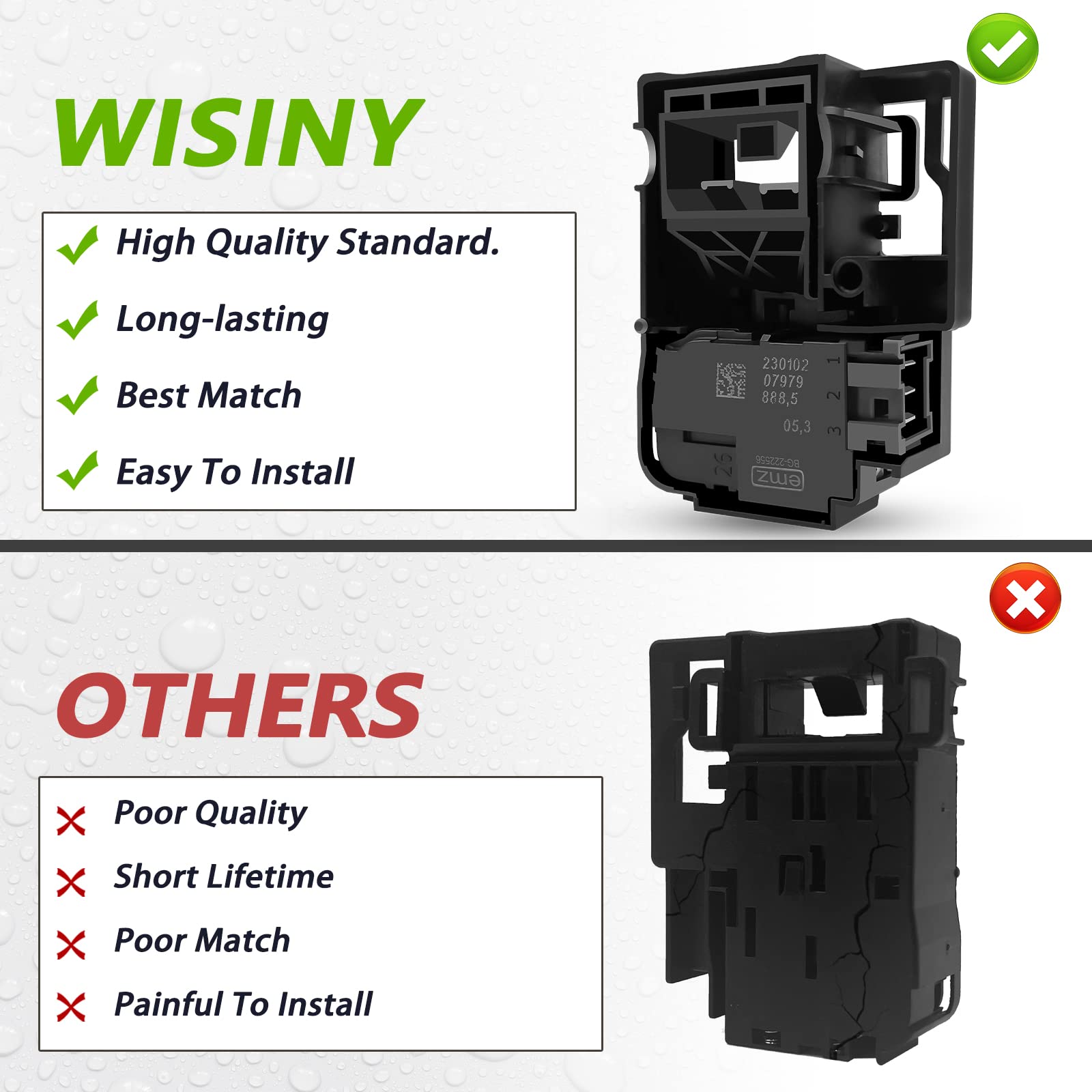 WISINY WH01X27954 Washer Lid Lock Switch Compatible for Ge Washer and Hotpoint Top Load Washer Door Lock Replacement 290D1580P001 290d1580p004 eg-380843 m WH01X26114 WH01X24114