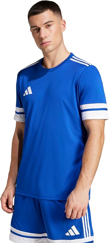 adidas Camisola Masculina SQUADRA25 Manga Curta, Royal Blue/White, L — foto 2 de 7