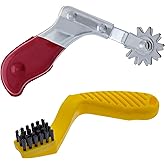 TCP Global Polishing and Buffing Pad Cleaning Spur Tool and Foam Pad Conditioning Brush - Clean Recondition Polisher Buffer Wool Compound & Polish Pads - Revitalize Microfiber Bonnets, Auto Detailing