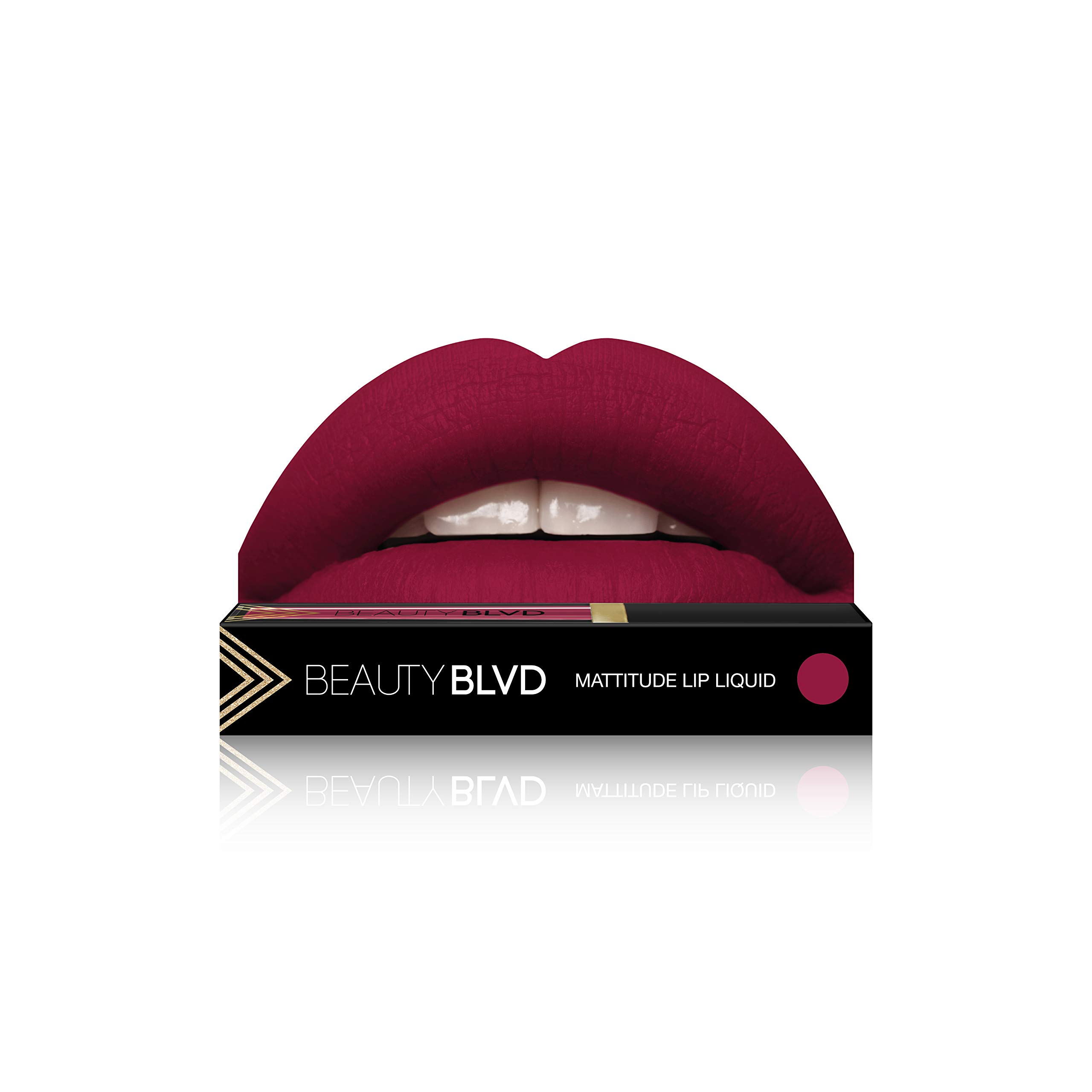 BEAUTYBLVD Mattitude Liquid Lips, Cruelty Free Matte Lip Gloss, Suitable for Vegans – Secret Passage