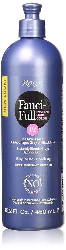 Roux Fanci-Full Rinse 12 Black Rage 15.2 Fluid Ounce