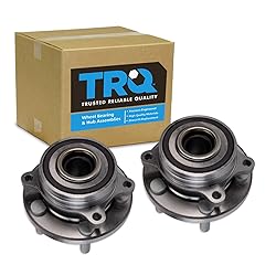 TRQ 2 Piece Front Wheel Bearing & Hub Assembly Set