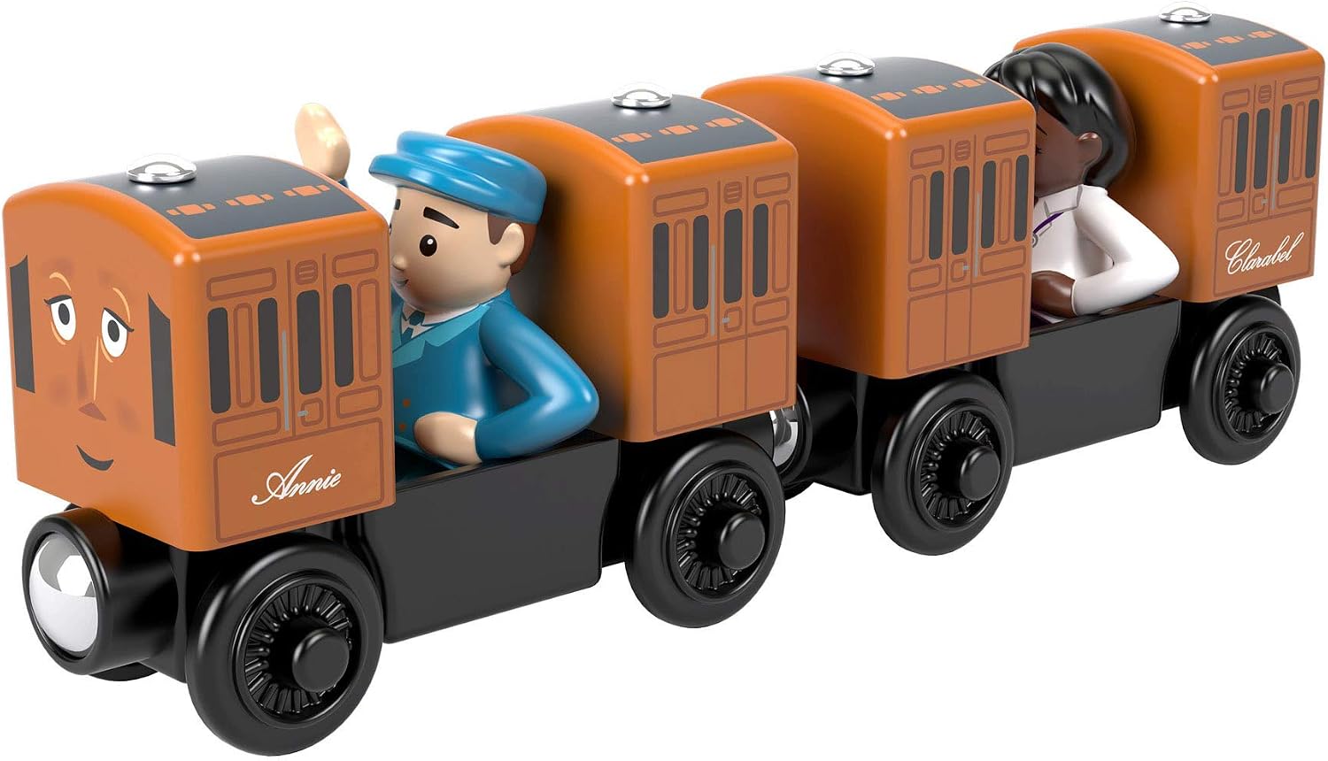 Thomas & Friends 900 GGH17 EA Wooden Annie & Clarabel, Multi Color - Image 5