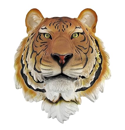Skulpturen Möbel & Wohnaccessoires Bengal Tiger Head Mount Wall Statue