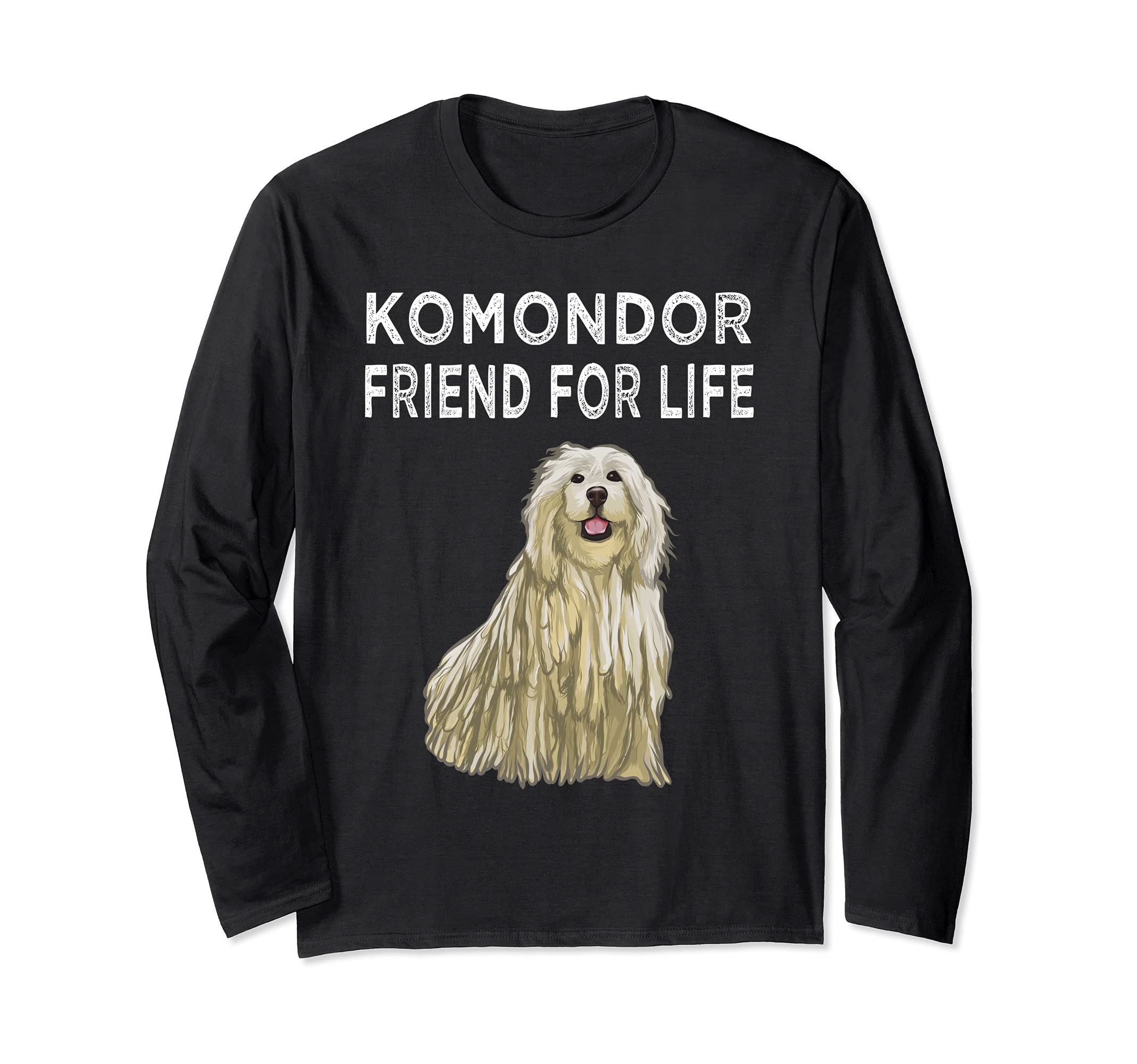 Komondorok Friend For Life Dog Lover Friendship Long Sleeve T-Shirt