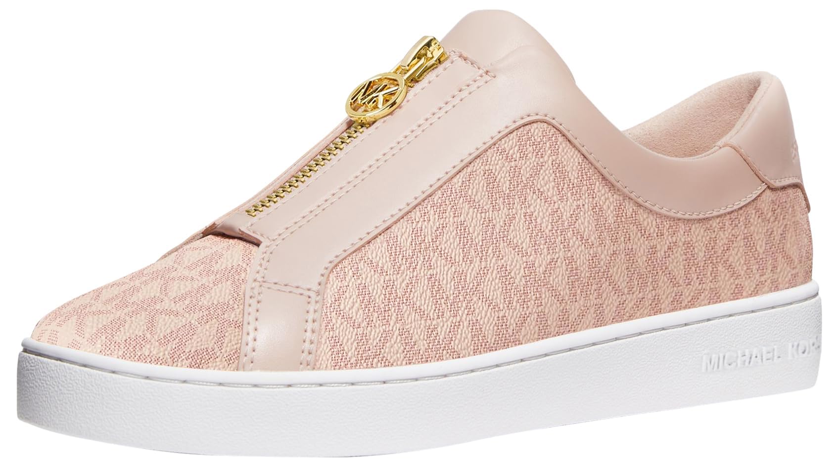 Michael Kors Women’s Keaton Zip Slip On Sneaker, Ballet, 5