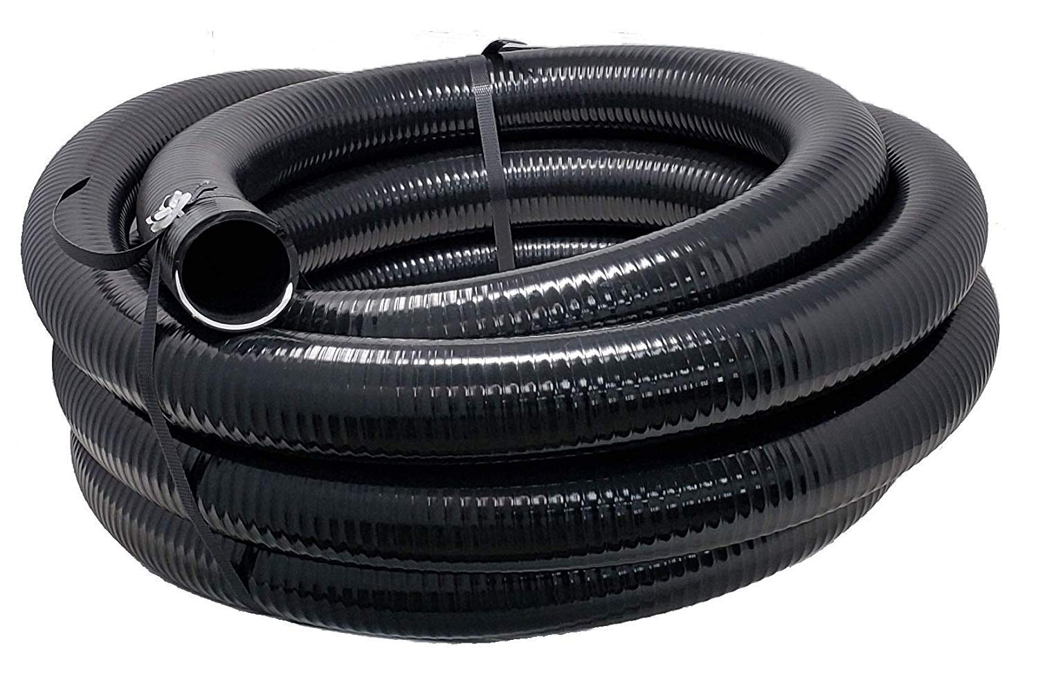 3Inch ID x 50 FT Flexible PVC Pipe, Pond Hose, Pool and Spa Tubing