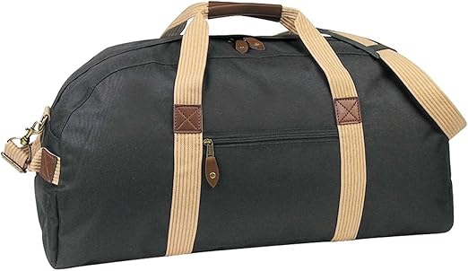 khaki gym bag