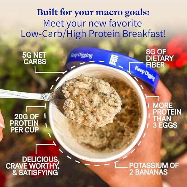 FOLK REVIVAL, CEREAL CUP GRAIN FREE BLUEBERRY ALMOND, 1.94 OUNCE