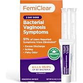 FemiClear Bacterial Vaginosis Symptoms Ointment, 2-Day Dose, 0.5 Oz | Fast-Acting Relief for Odor, Itching &amp; Discharge, Supports Balance &amp; Vaginal Health, All-Natural &amp; Organic Ingredients