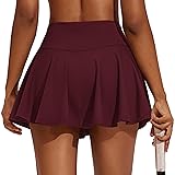 PINSPARK Tennis Skirts for Women High Waisted