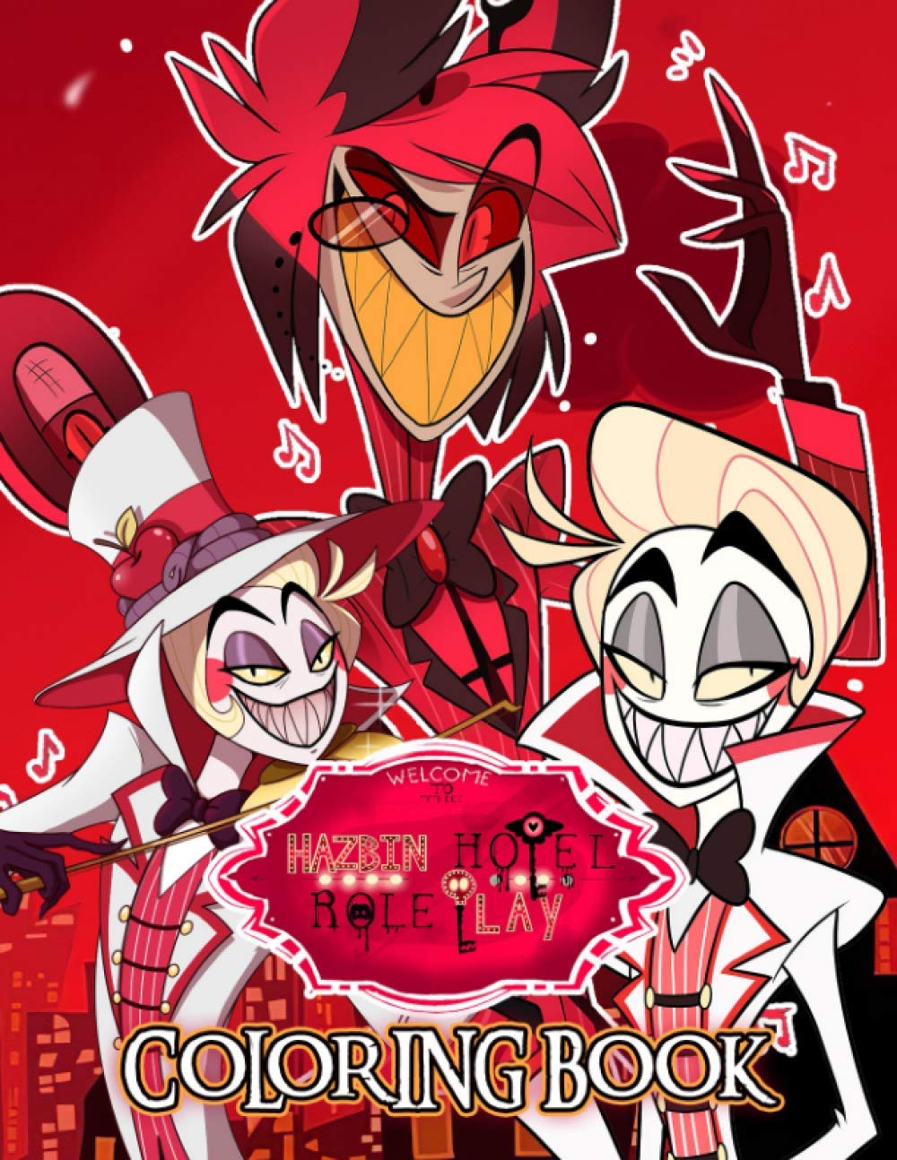 Hazbin Hotel Coloring Book An Amazing Coloring Book With A Bunch Of Hazbin Hotel Designs To Relieve Stress Victor Sanz Amazon Com Books