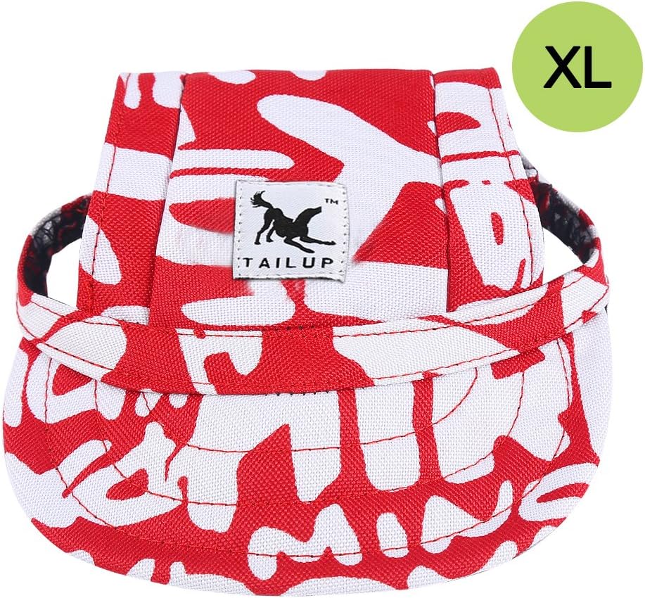 Cade Dog Hat-Pet Baseball Cap/Dogs Sport Hat/Visor Cap with Ear Holes for Small Dogs