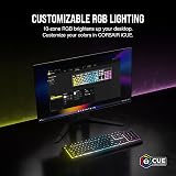 Corsair K55 CORE RGB Membrane Keyboard UK QWERTY PC Mac Black view 5