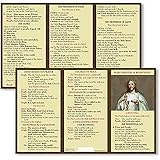 Mass Prayer and Responses Laminated Cardstock Pocket Card, Pack of 5