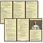 Christian Brands Catholic Mass Prayer Card with Responses Laminated Cardstock, 4 1/2 Inch, Pack of 5